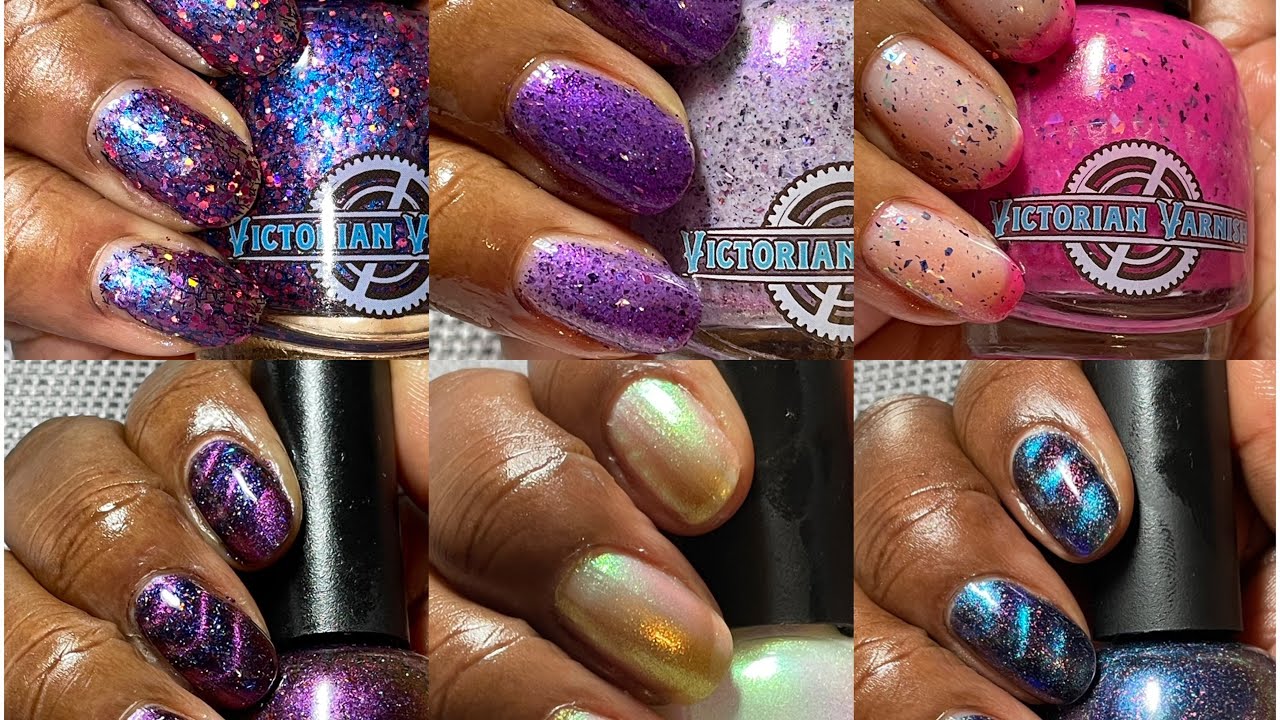 #review Victorian Varnish COTM/Nostril Hairs Polish/3 YR Indieversary/Valentines Trio & More || 2-26