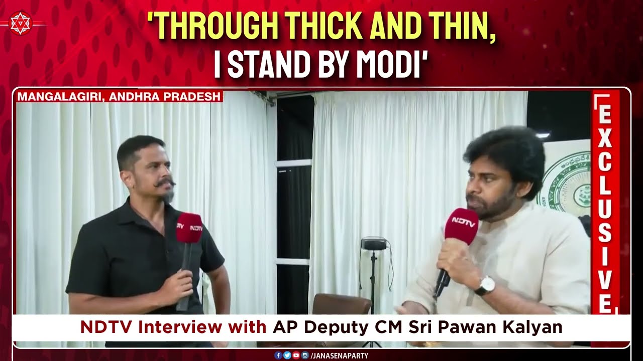 I would like to stand by Narendra Modi Ji through thick and thin | #PawanKalyan