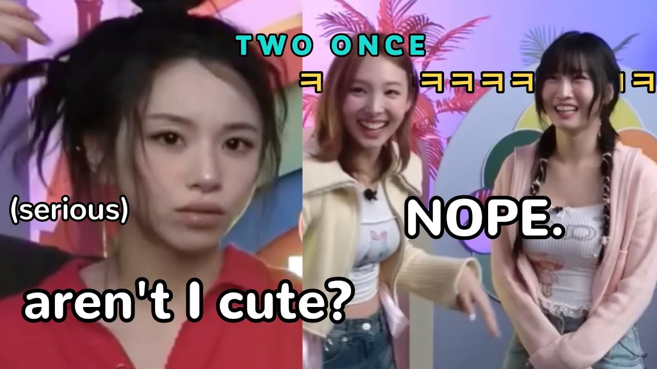 chaeyoung getting roasted by twice unnies 😭😂