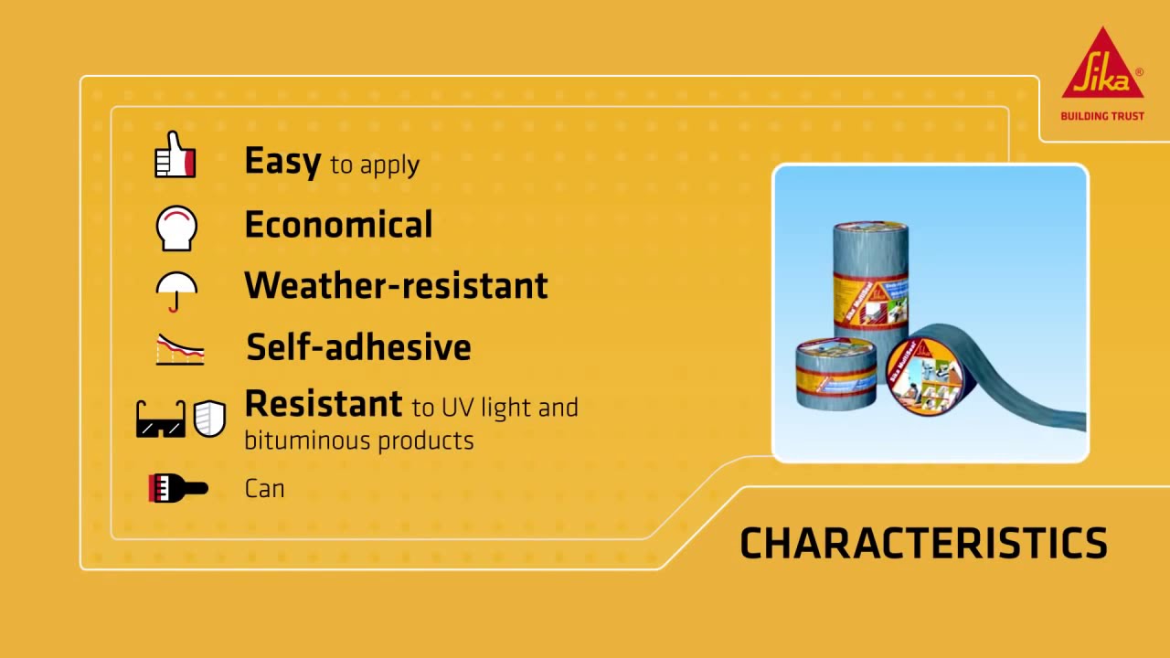 sika multiseal self adhesive sealing tape