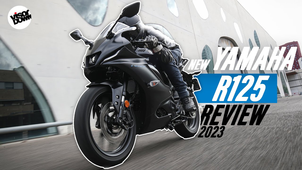 Обзор Yamaha R125 2023 | Спортивный мотоцикл CBT, протестированный на дороге и треке | Visordown