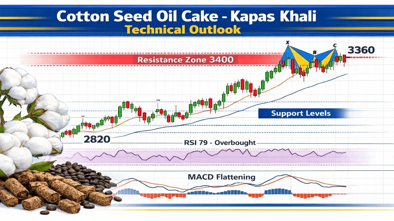 COCUDAKL - Cotton Seed Oil Cake - Kapas Khali Alert 🚨 Overbought Signals