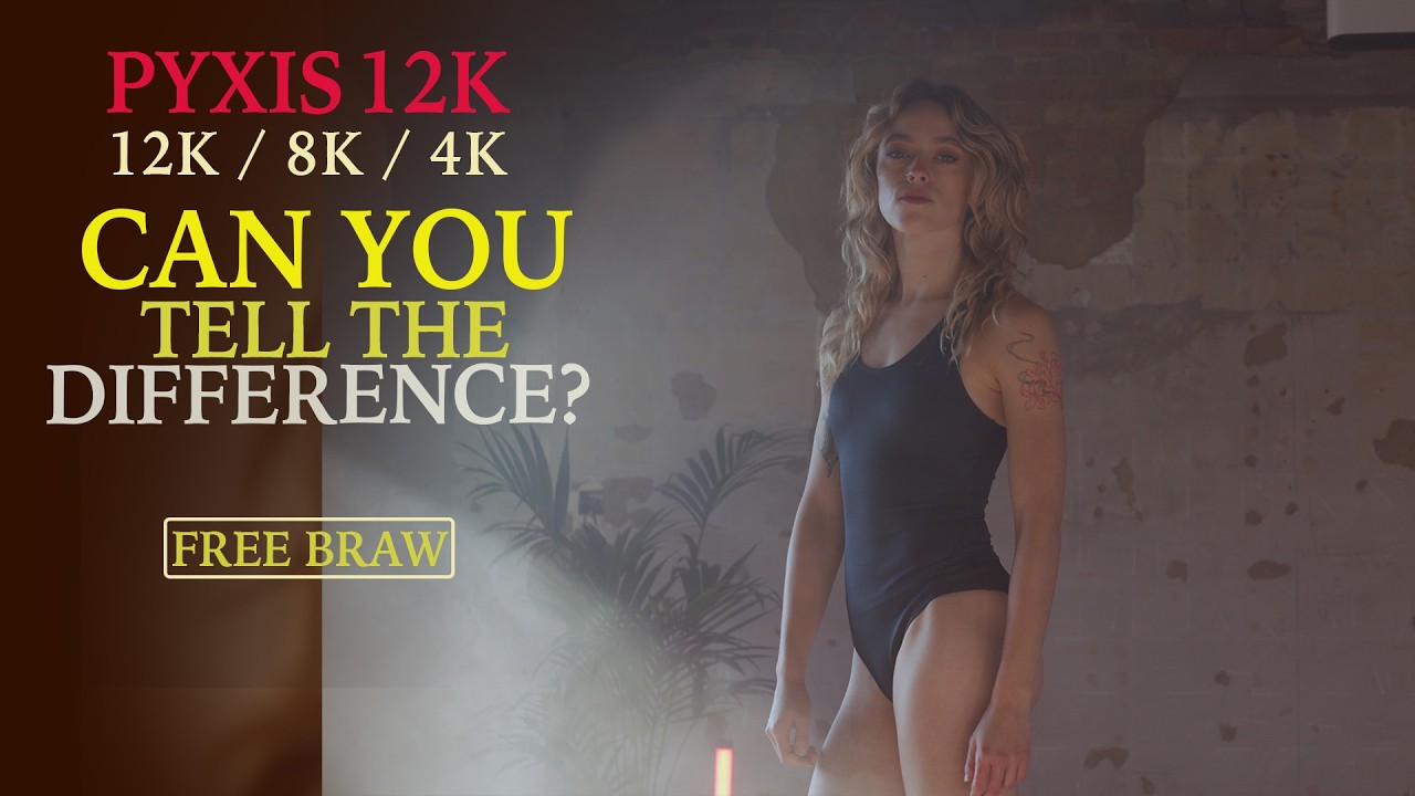 PYXIS 12K: 12K против 8K против 4K | Заметите разницу?