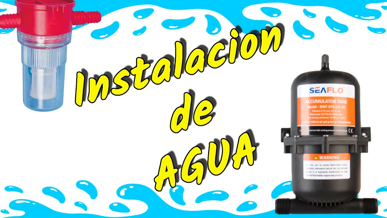 INSTALAR filtro AGUA y vaso de expansion autocaravana o furgoneta camper.