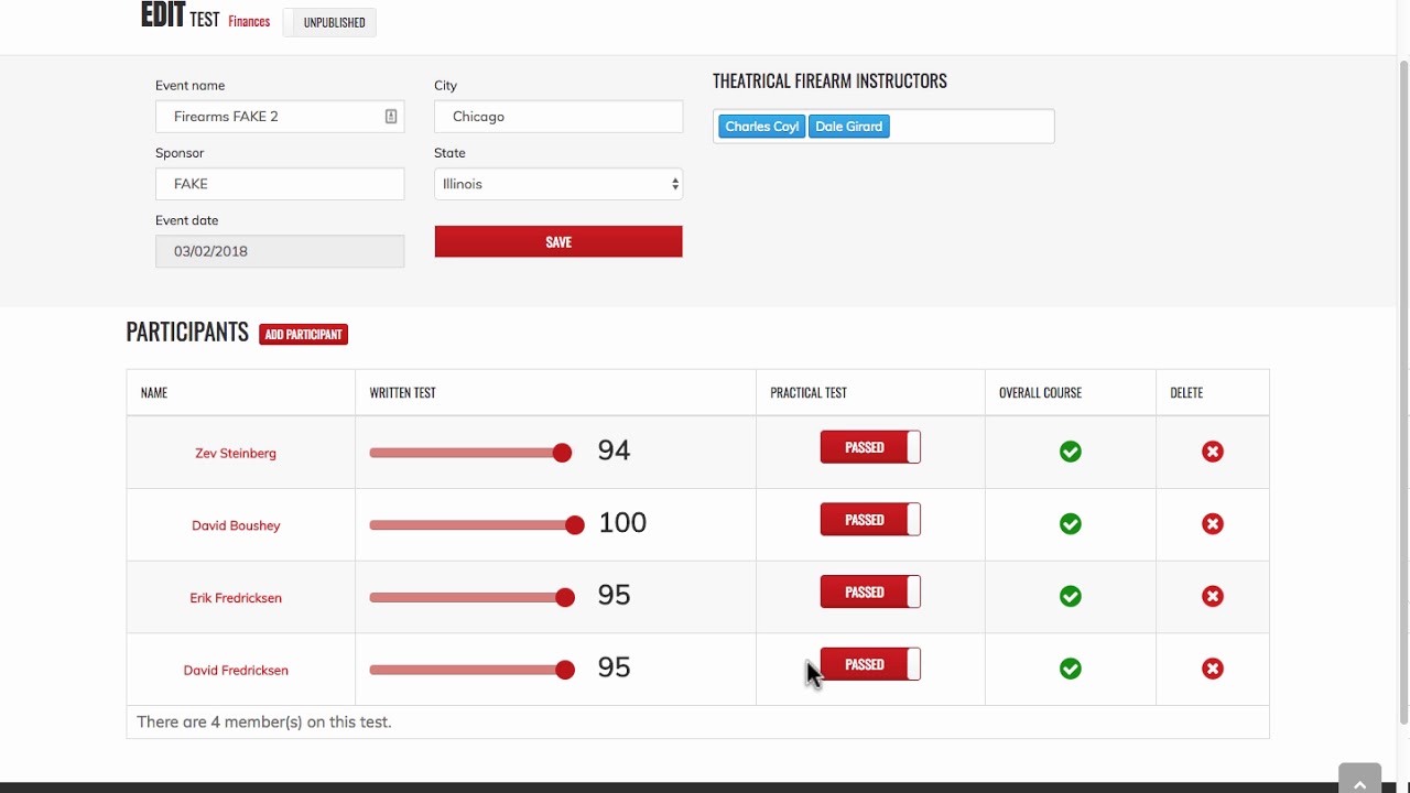 Theatrical Firearms Test Demo