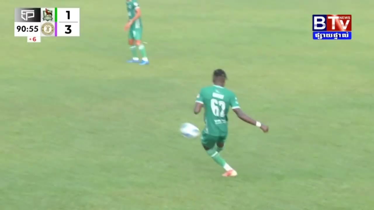 Abbey Agbodzie (62) Vs Nagaworld FC• Abbey Defensive Skills Show In Kirivong Sok Sen Chey FC 