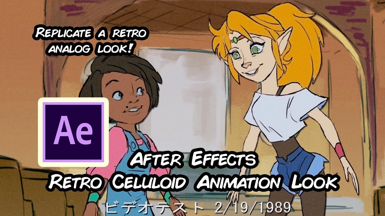 After Effects for 2D Animation: Retro Celluloid Animation Look