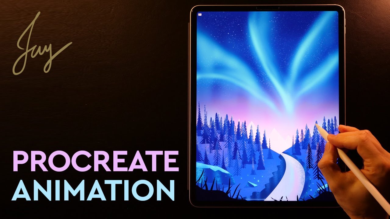 AURORA animation with Procreate5 프로트리에이트 애니메이션