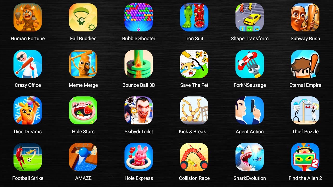 Roblox,Escape Miss Ani-Tron,Poppy Playtime 4,Red Ball 4,Bowmasters,Beach Buggy Racing,Grumpy gran...