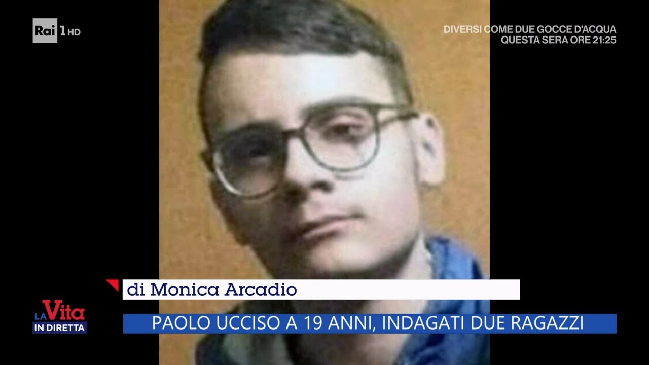 Paolo Stasi ucciso a 19 anni - La Vita in diretta 08/12/2022