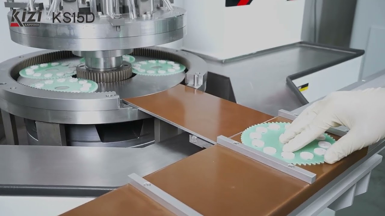 Optical glass double-sided lapping and polishing machine