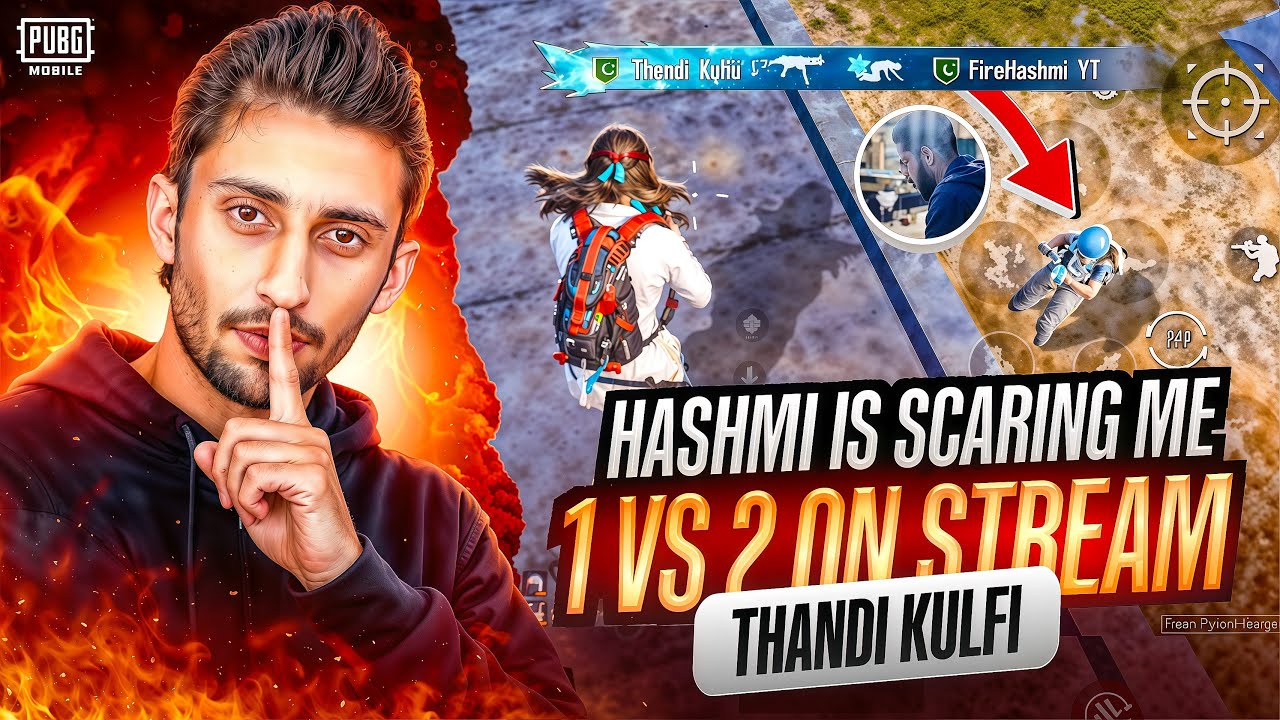Hashmi Is Scaring Me 😨 | Things Got Out of Control | 1 v 2 On Fire Hashmi | Pubg Mobile