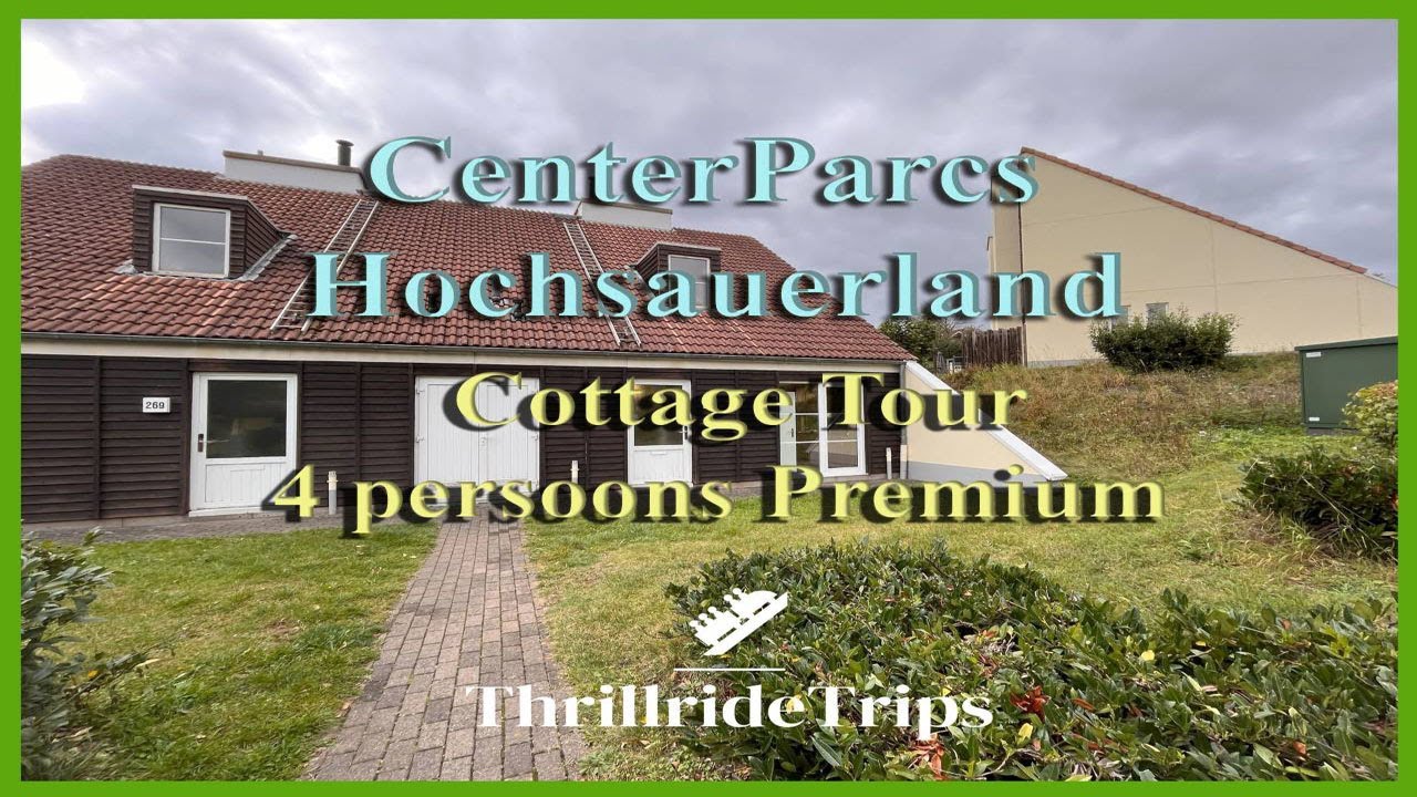 CenterParcs Hochsauerland │ Cottagetour | Premium Cottage 4 persoons │4K │ 2023