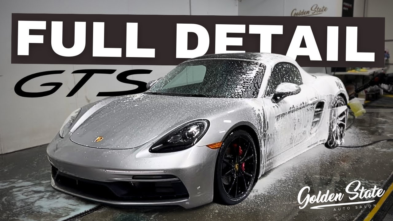 Porsche Boxster GTS Full Detail - Polishing & Ceramic Coating (Satisfying ASMR)