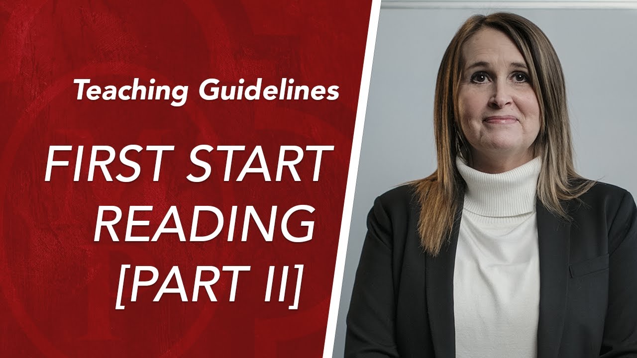 How to Use the Memoria Press Classical Homeschool Curriculum: First Start Reading Part II