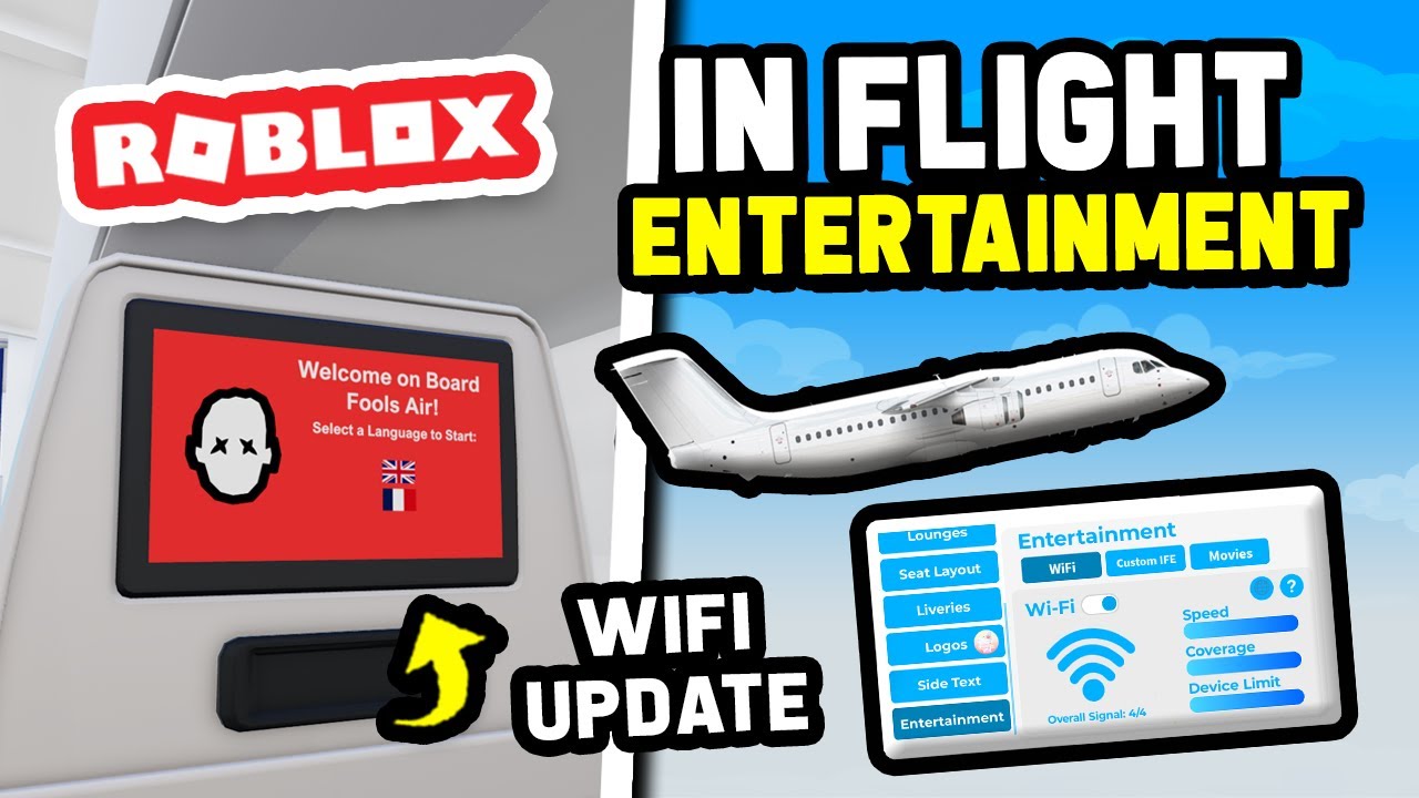 IN FLIGHT ENTERTAINMENT UPDATE in Cabin Crew Simulator (Roblox)