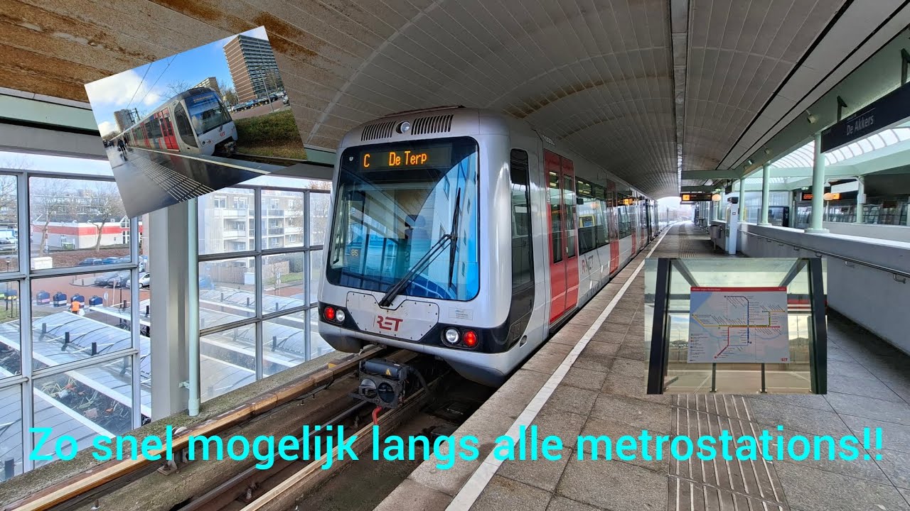 Zo snel mogelijk langs alle Rotterdamse metrostations!! #124 