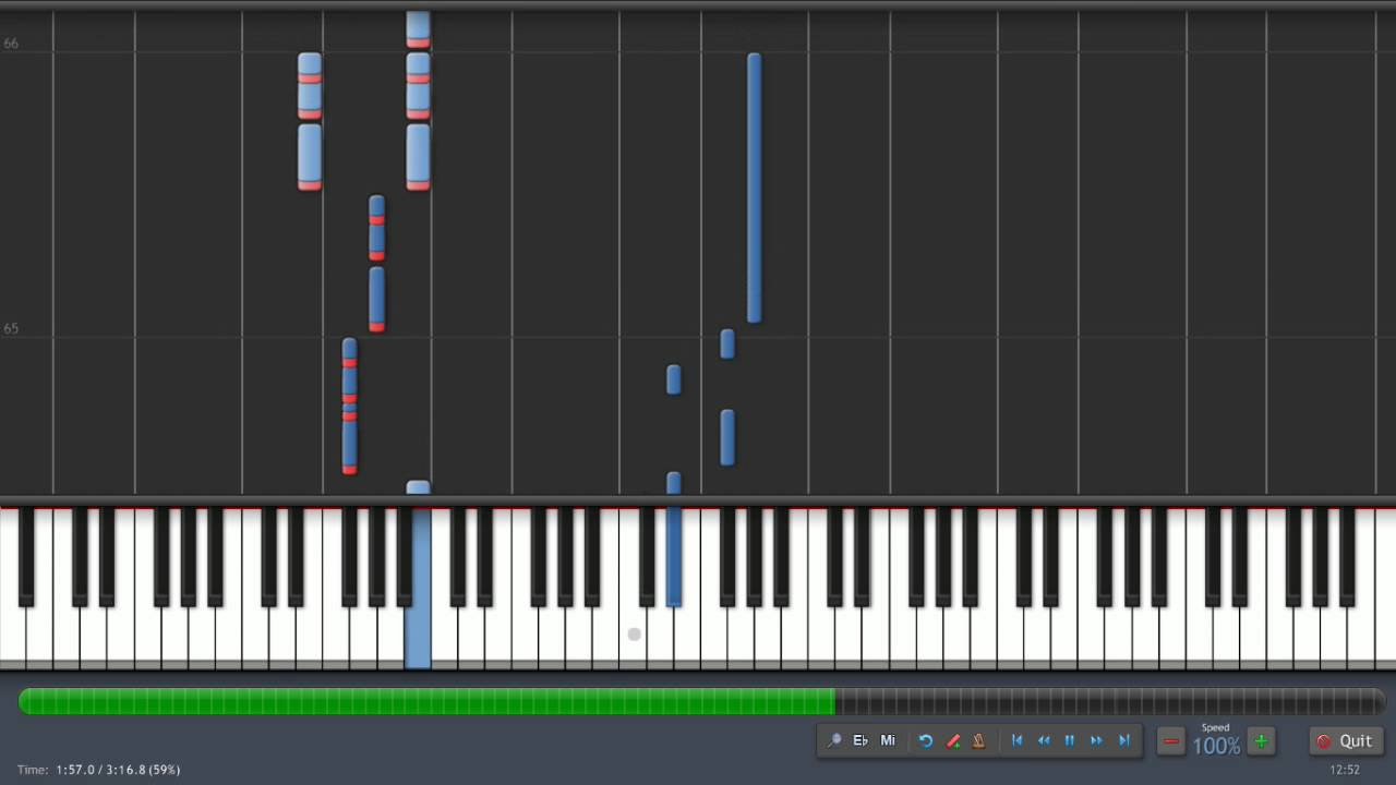 Inna feat. Daddy Yankee - More Than Friends piano synthesia
