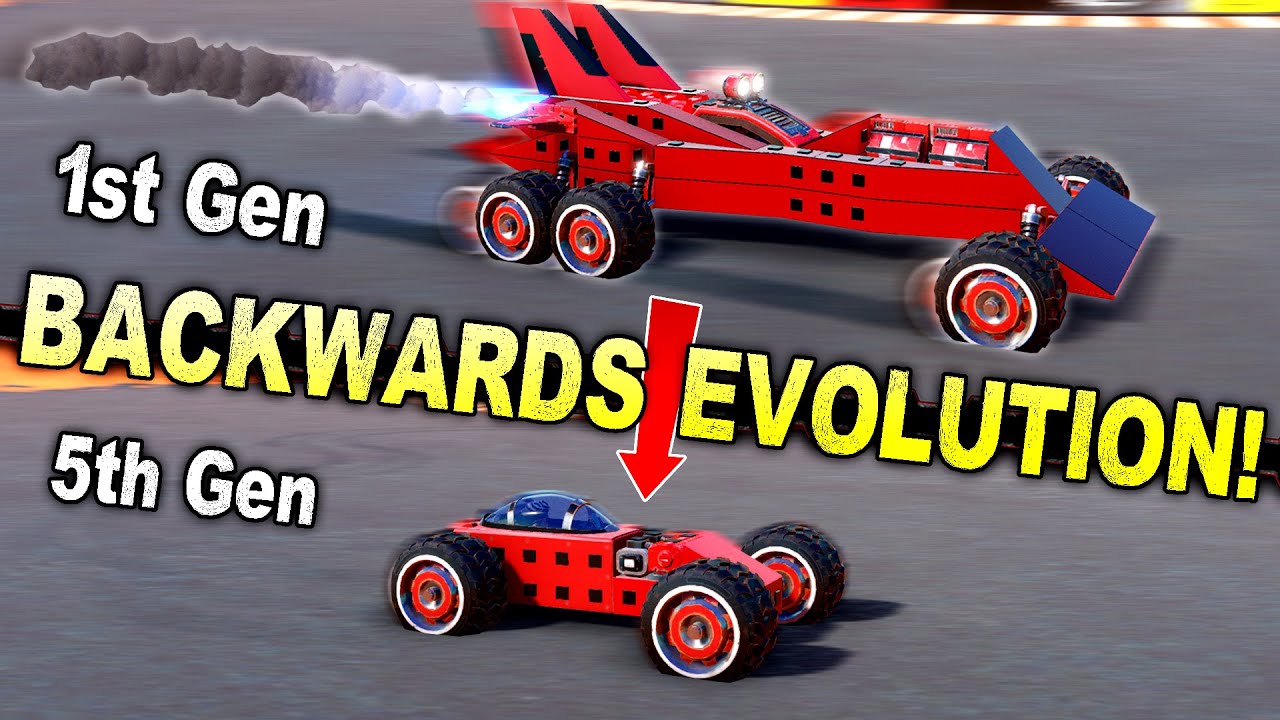 We DE-volved Racecars. Like Evolution, Just Backwards! - Trailmakers Multiplayer