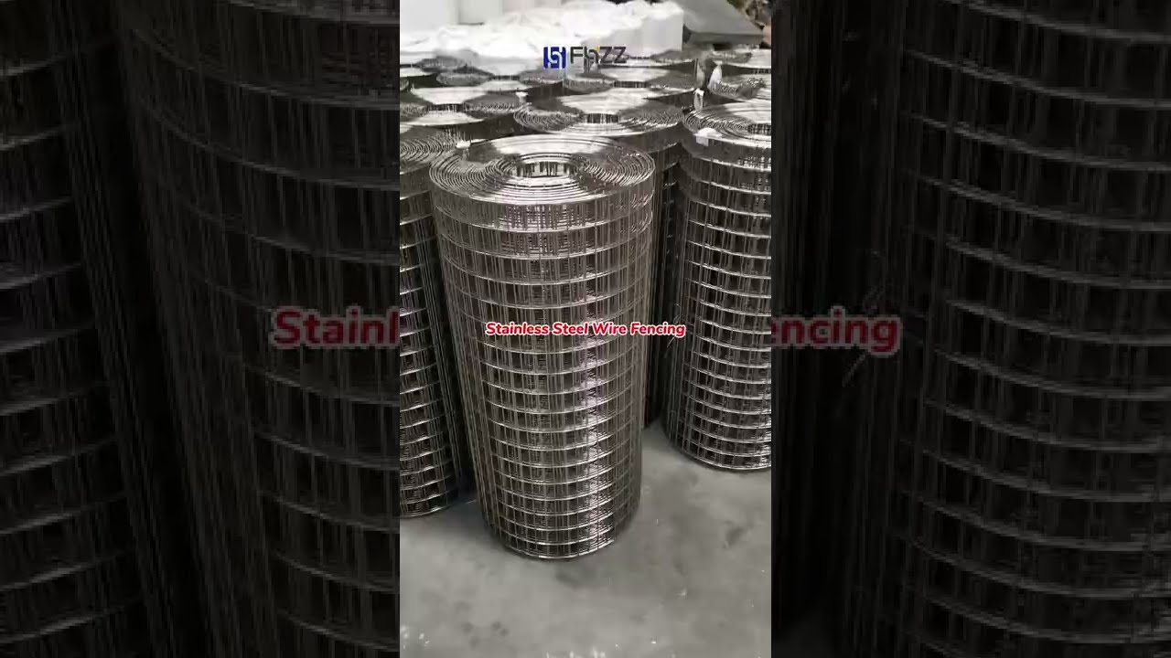 Stainless Steel Welded Wire Mesh Fencing for House, High Tensile Stainless Steel Electro Welded Mesh