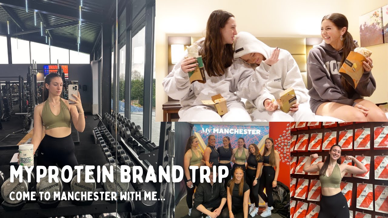 Manchester vlog | MyProtein event & chatty mukbang