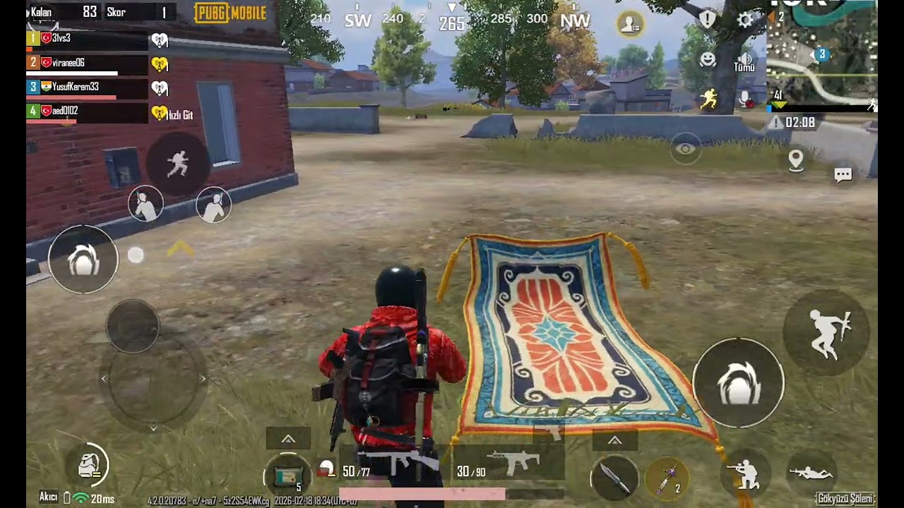 Pubg mobile'da kulübe lootu ile win almaya çalıştım l