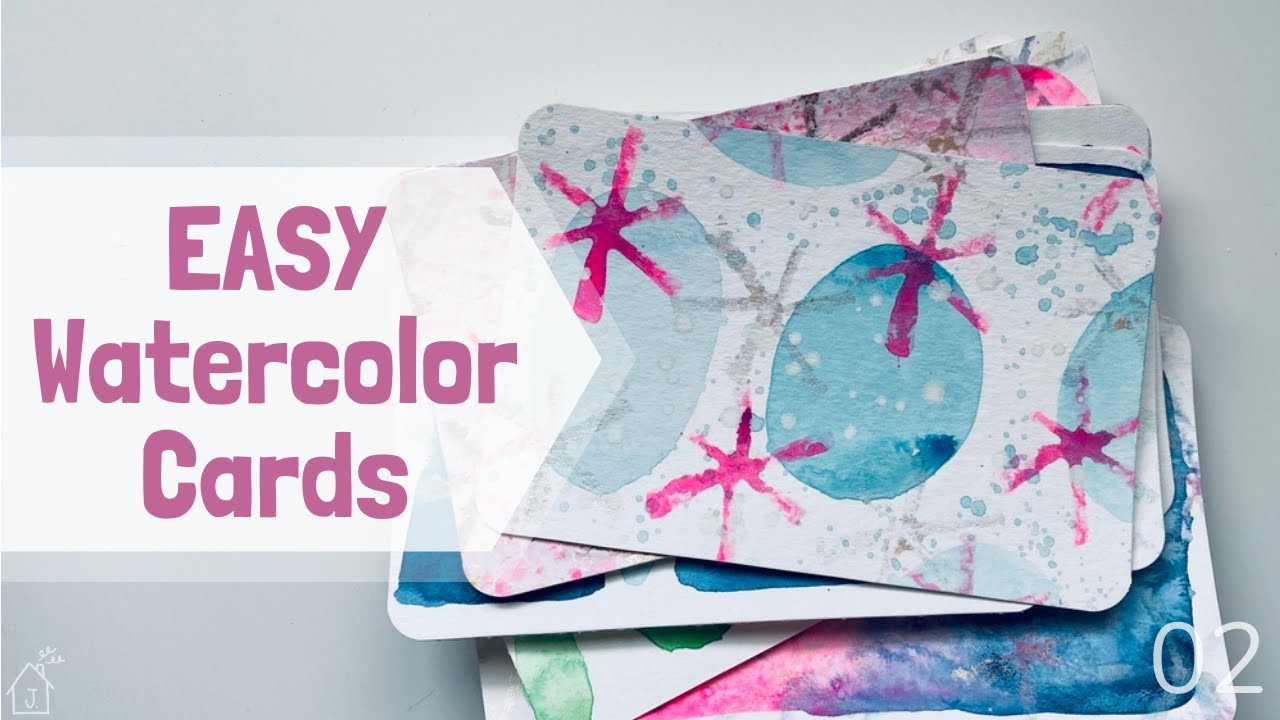 EASY WATERCOLOR CARDS  : DIY Thank You Cards : Watercolor Ideas : Make Something Special