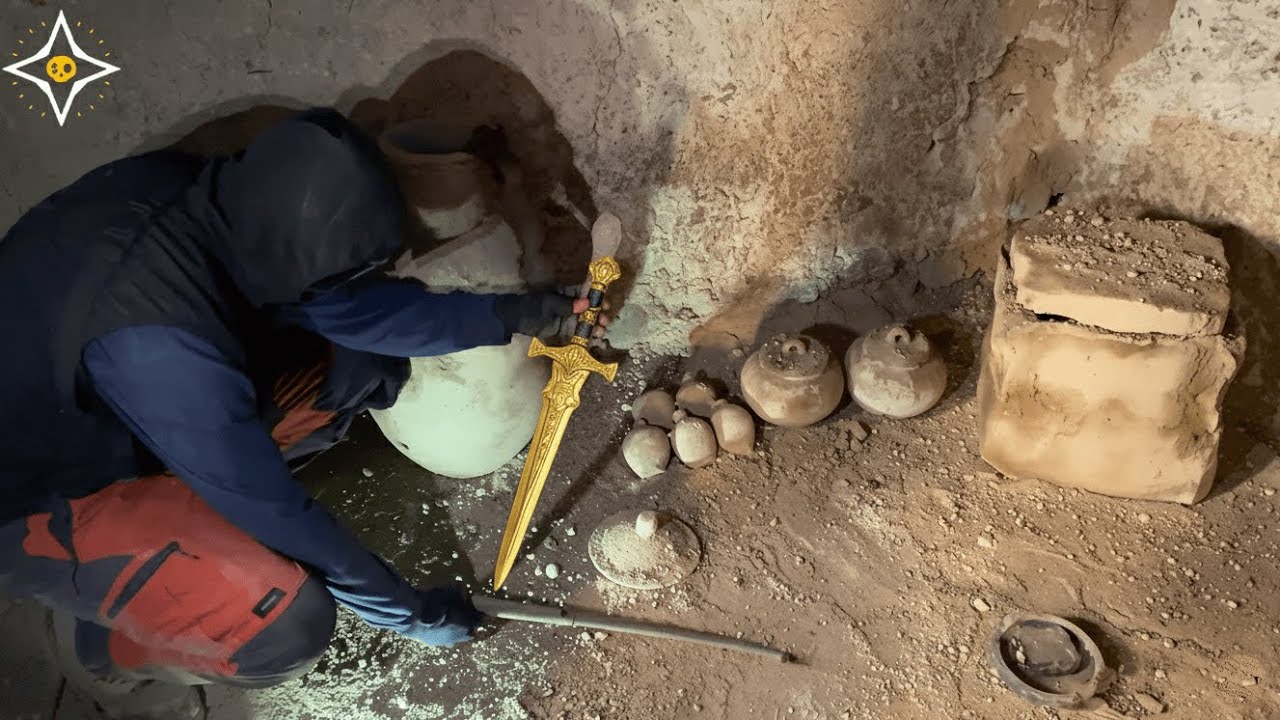 Metal Detector Finds Rare Antique Gold Inside Buried Chest!