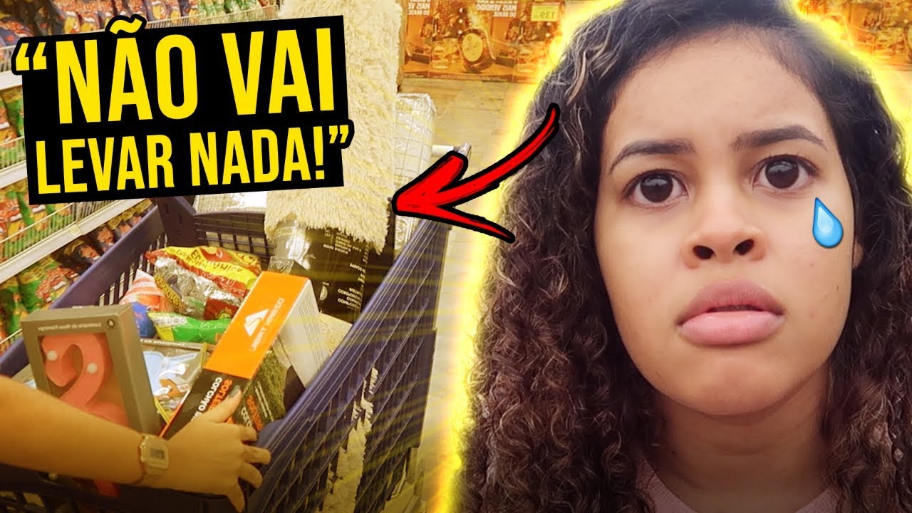 ENGANEI MINHA NAMORADA NO MERCADO!! *ela ficou triste*