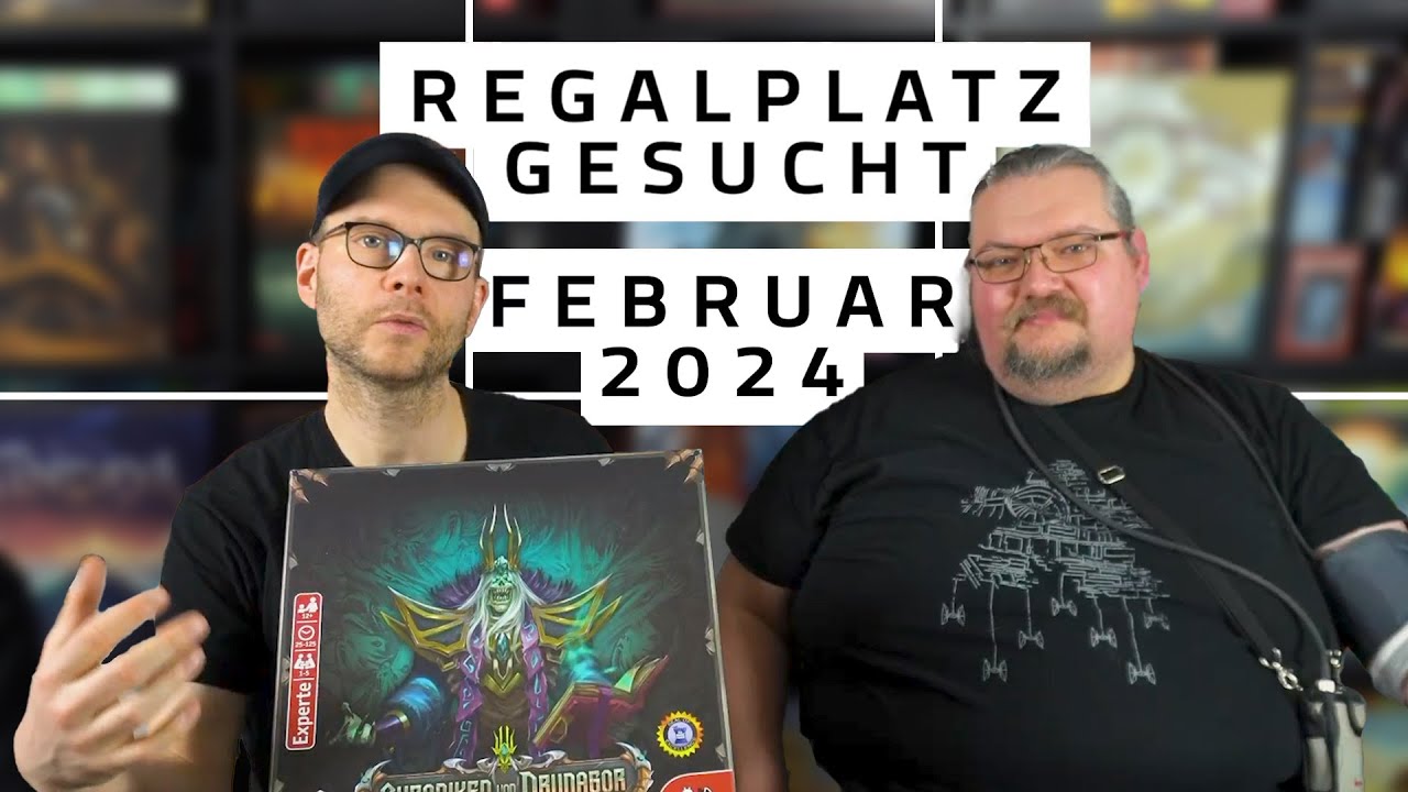 Regalplatz gesucht: Februar 2024 - Welche Brettspiele durften einziehen?