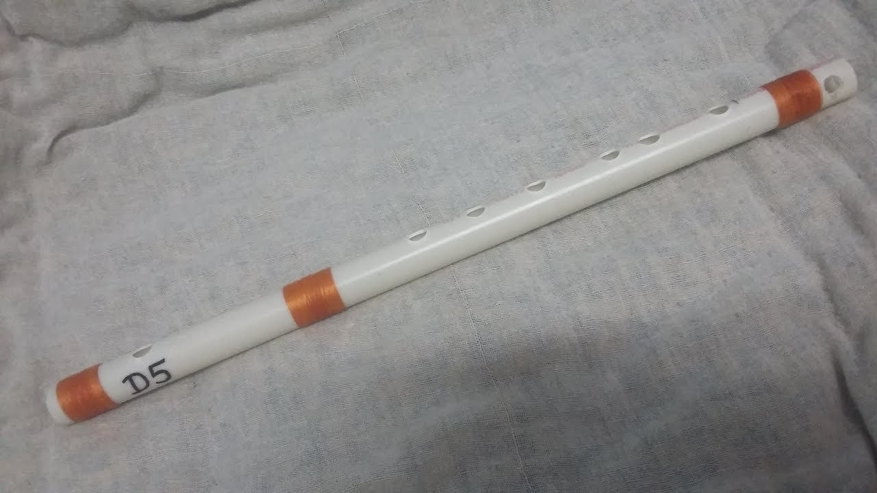 How to make D middle flute with pvc pipe Measurements chart of indian flute 99 % well tuned flute