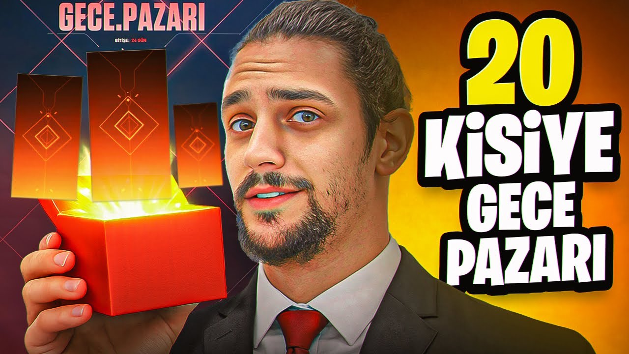 20 İZLEYİCİME GECE PAZARINDAN İSTEDİKLERİ SKİNİ SATIN ALDIM! | VALORANT
