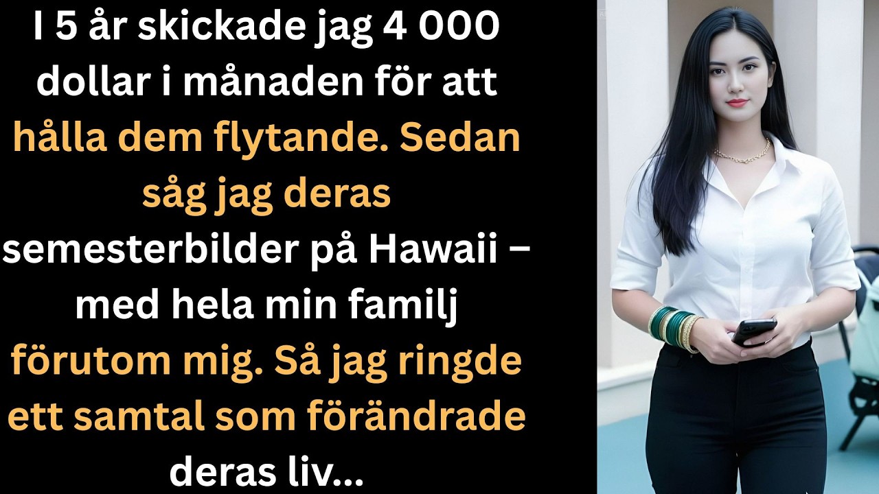 Jag Betalade Deras Räkningar I 5 År Sedan Bjöd De Alla Till Hawaii Utom Mig