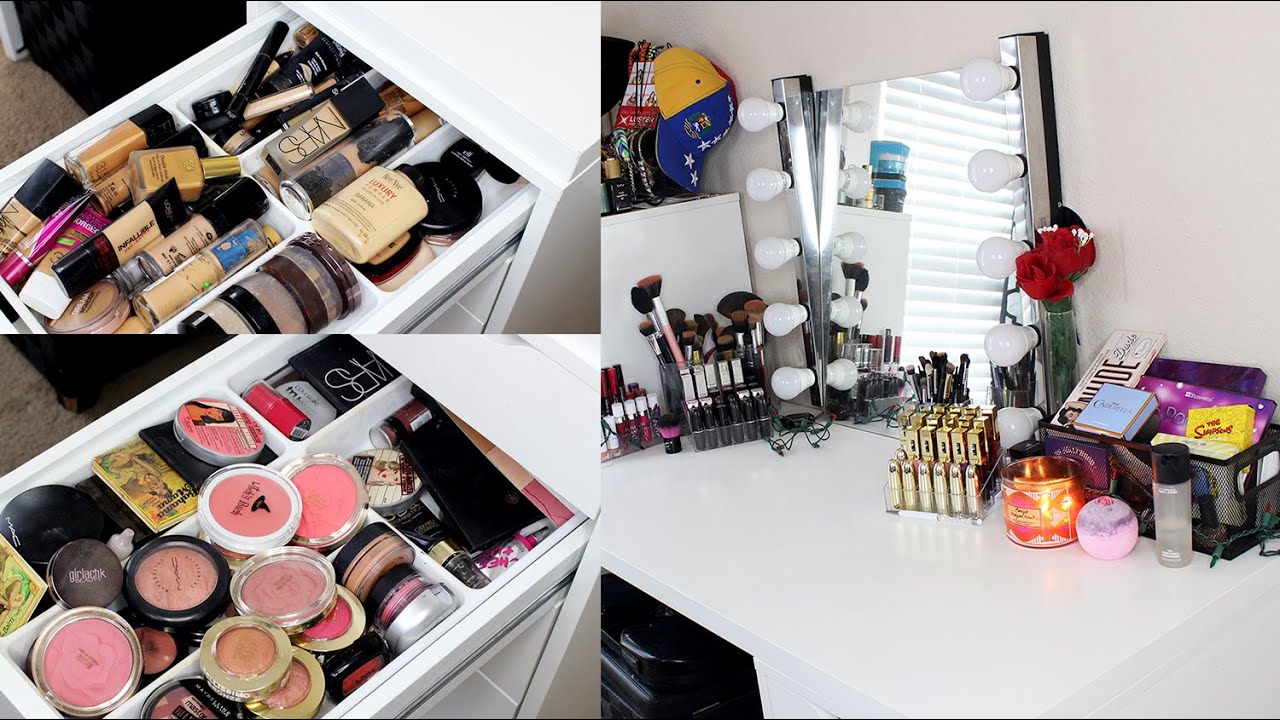 Mi Coleccion de Maquillaje Como Organizo Mi Maquillaje Vanity Tour