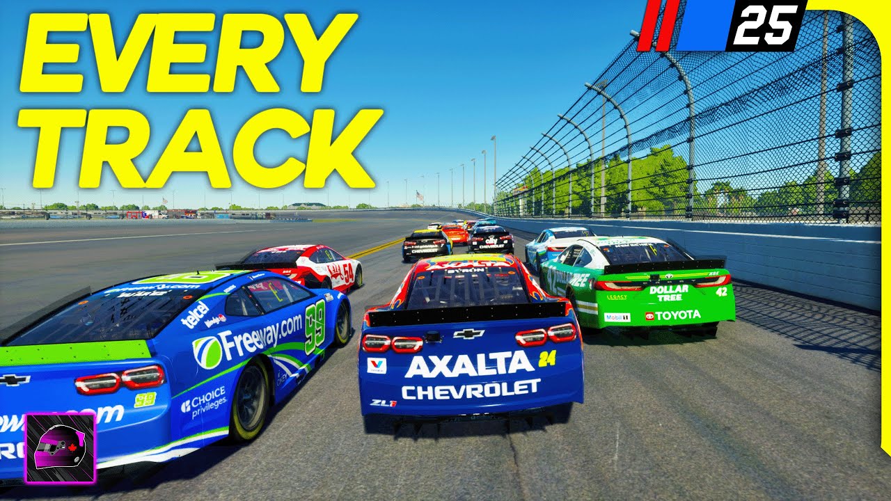 A Lap At Every Track In NASCAR 25