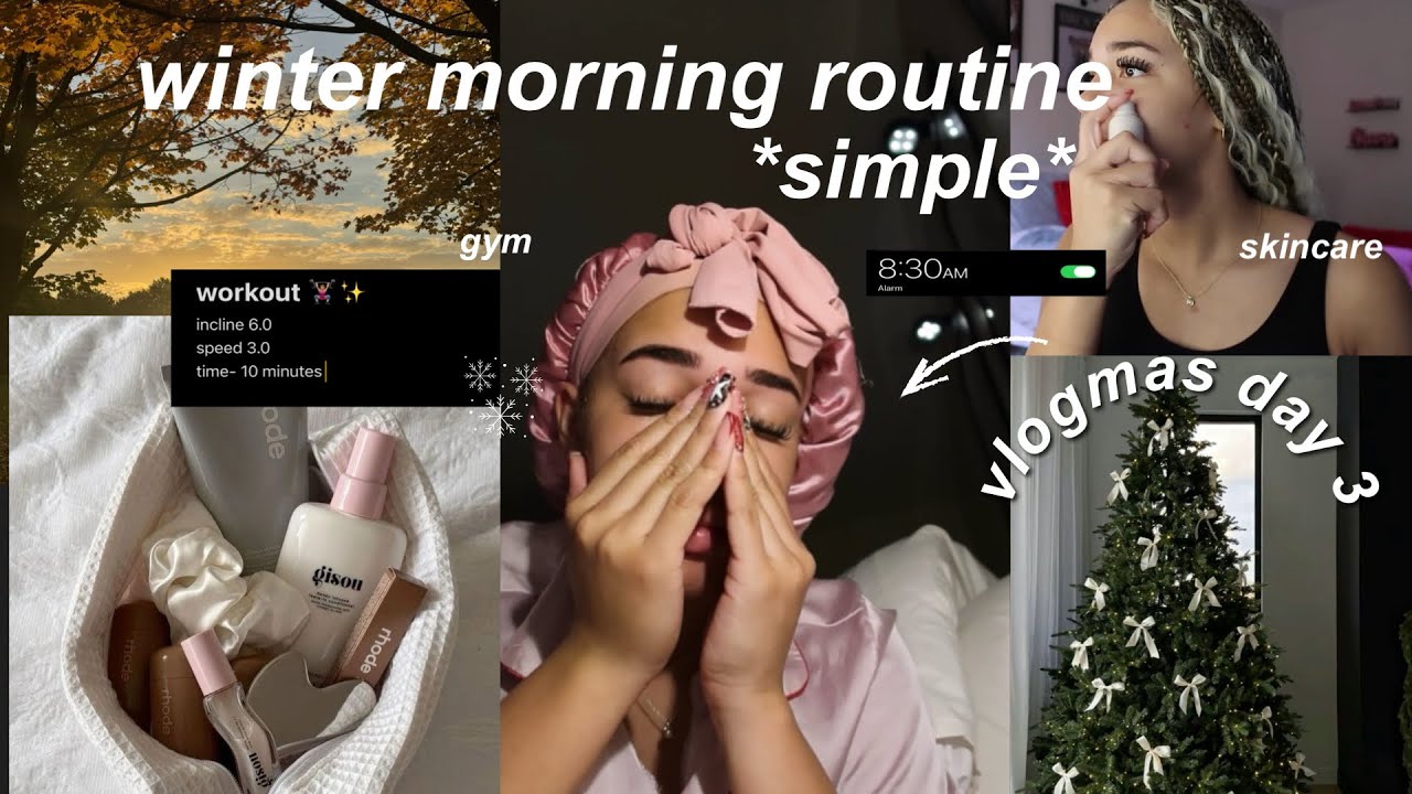 МОЙ ЗИМНИЙ УТРЕННИЙ РИТИН ✨🫧 | VLOGMAS ДЕНЬ 3