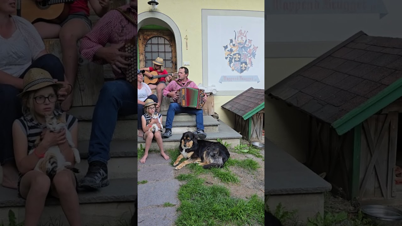 Willi und Leni mit Katharina.weit hinaus ins durchs ganze Tal