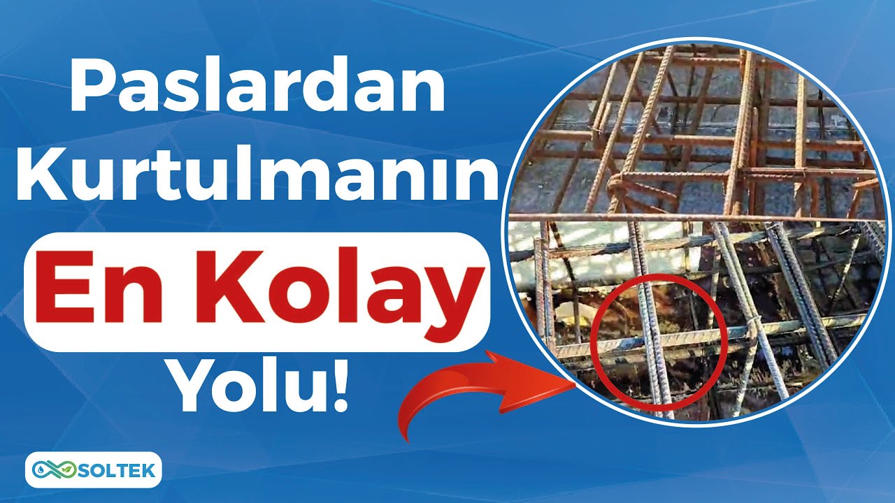 İnşaat Demiri &Uuml;zerindeki Paslardan Kurtulmanın En Kolay Yolu!