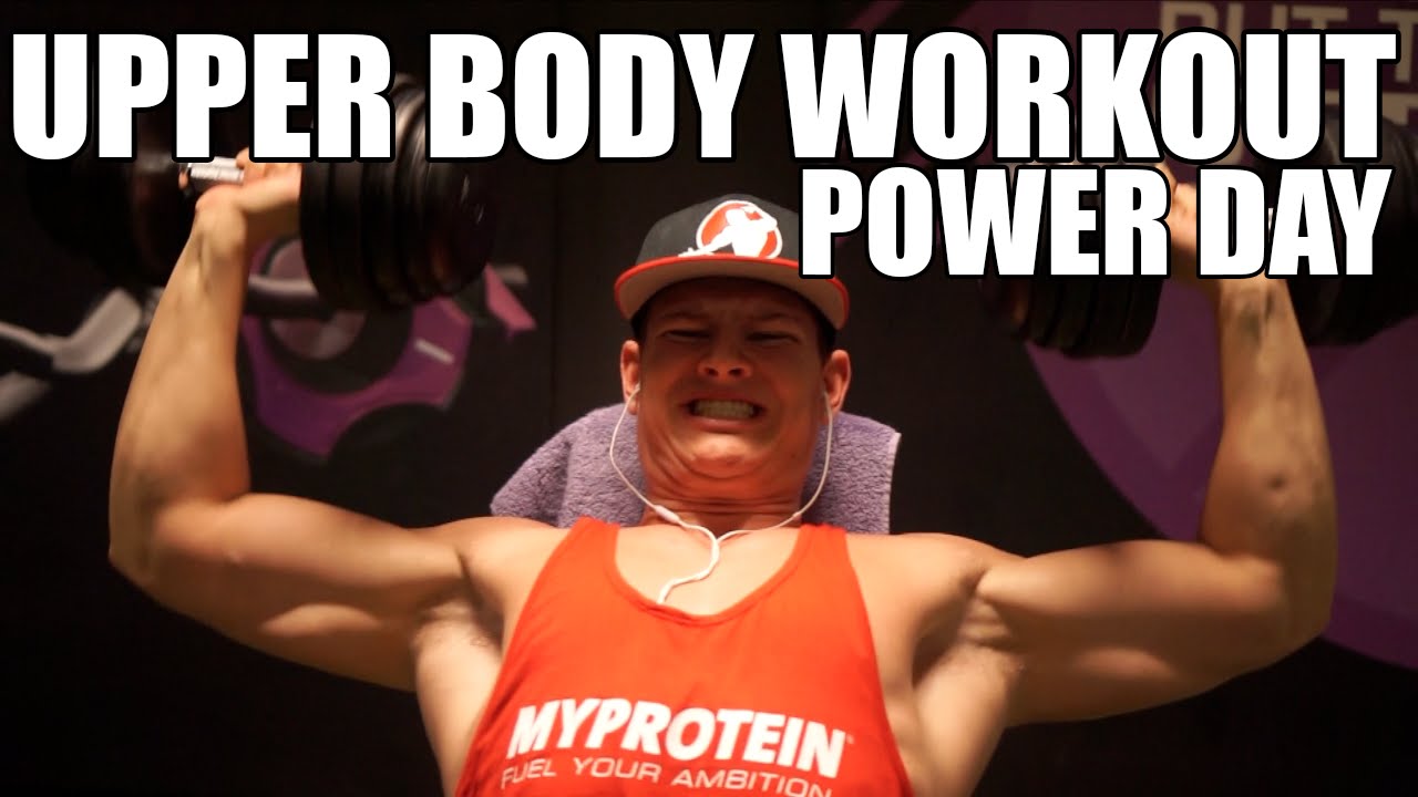 Upper Body Workout (POWER/STRENGTH ROUTINE)