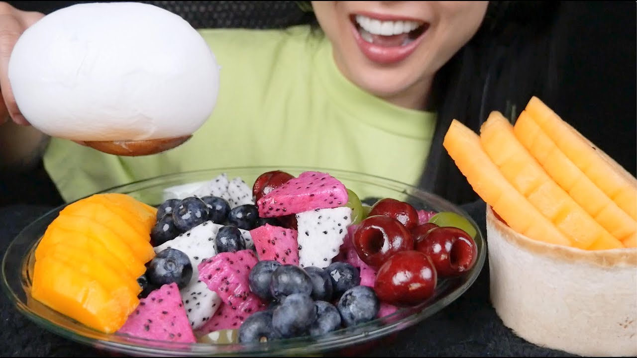 FRUIT CEREAL (SO GOOD) ASMR EATING SOUNDS | NO TALKING | SAS-ASMR