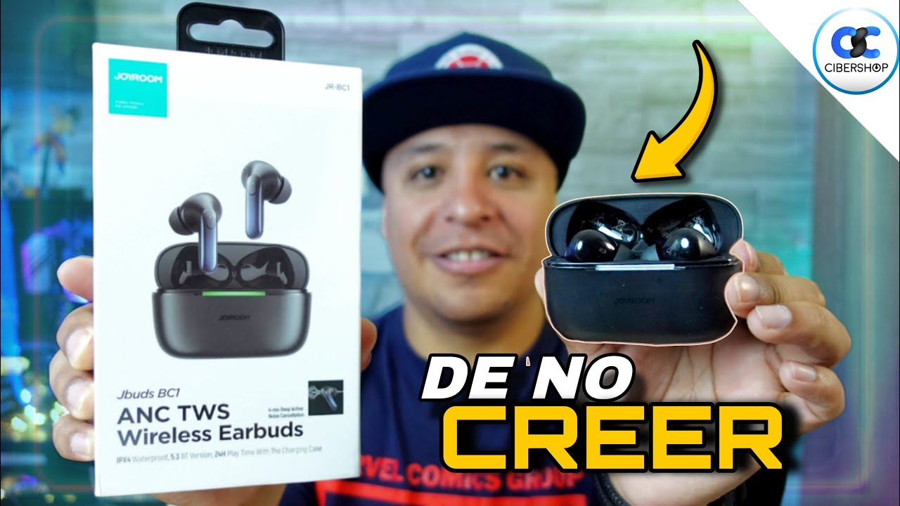 ¡QUE GANGAZO! 🤑 Los AURICULARES bluetooth con ANC mas BARATOS de aliexpress!!!! /// Joyroom Bc1