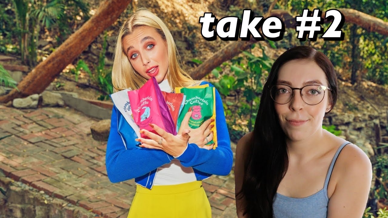 reviewing Emma Chamberlain's coffee...again