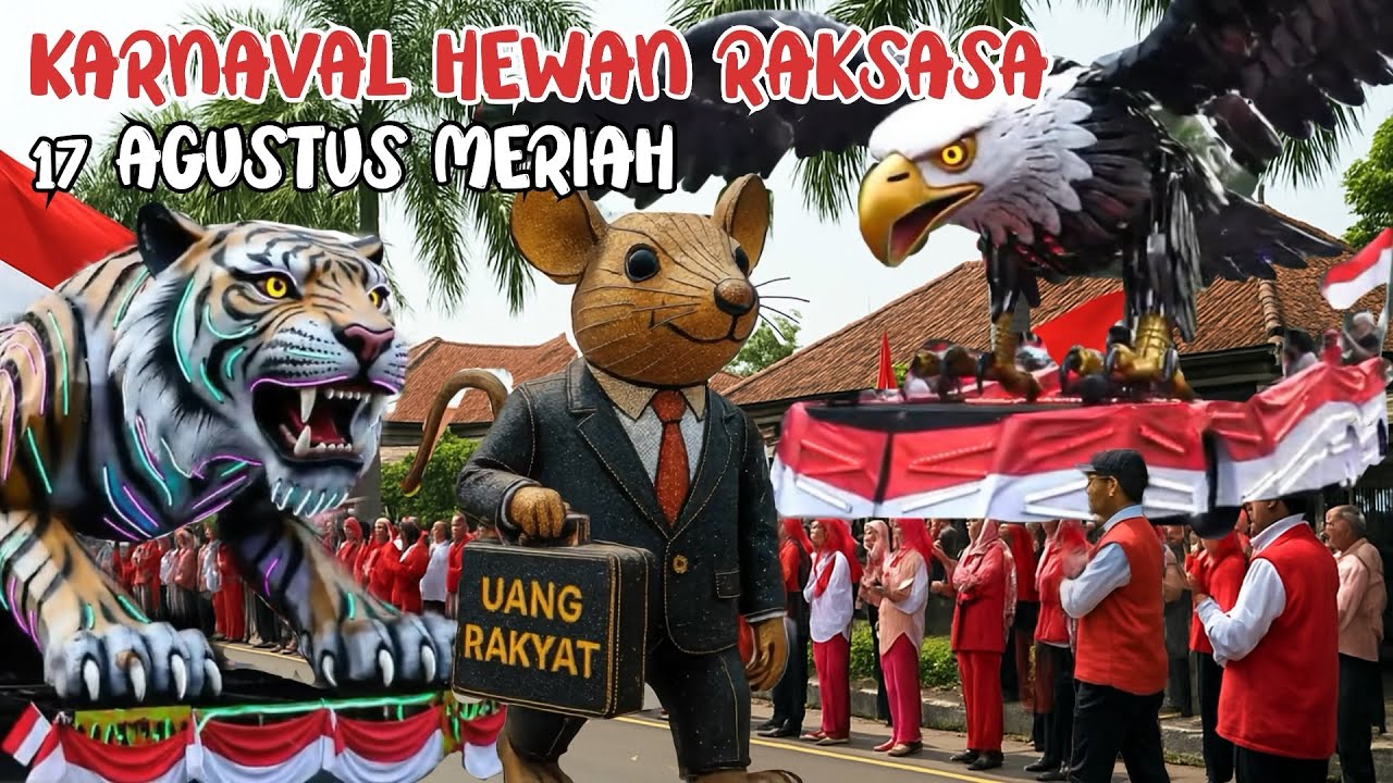 Karnaval Hewan Raksasa 17 Agustus 2025 Meriah Di Jalanan