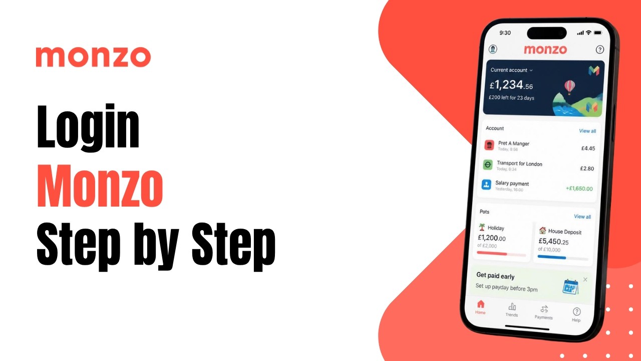 How To Login Monzo Step by Step !