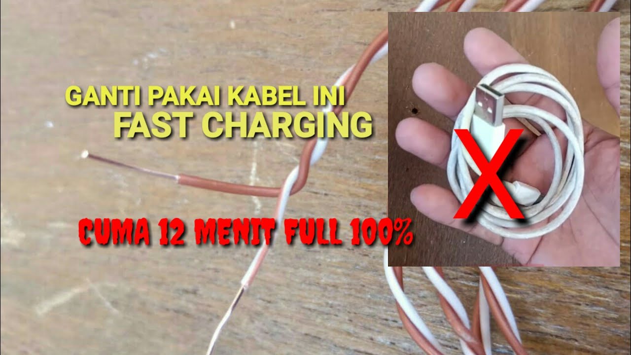 KABEL CASAN RUSAK JANGAN DIBUANG!!! Membuat casan hp fast charging