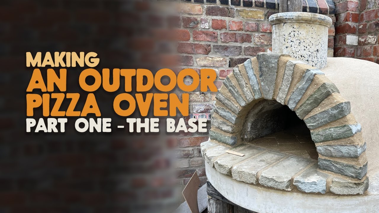 Building a outdoor pizza oven, part 1 - the base