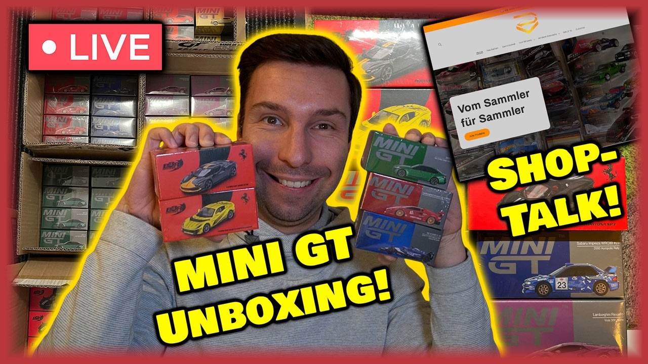 MINI GT UNBOXING & Shop- / Diecast-Talk