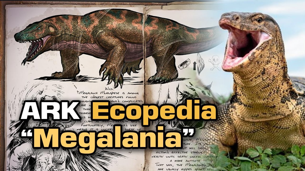 ARK Ecopedia -[#11] Megalania ตัวเxี้ยยักษ์ นักปีน!?!