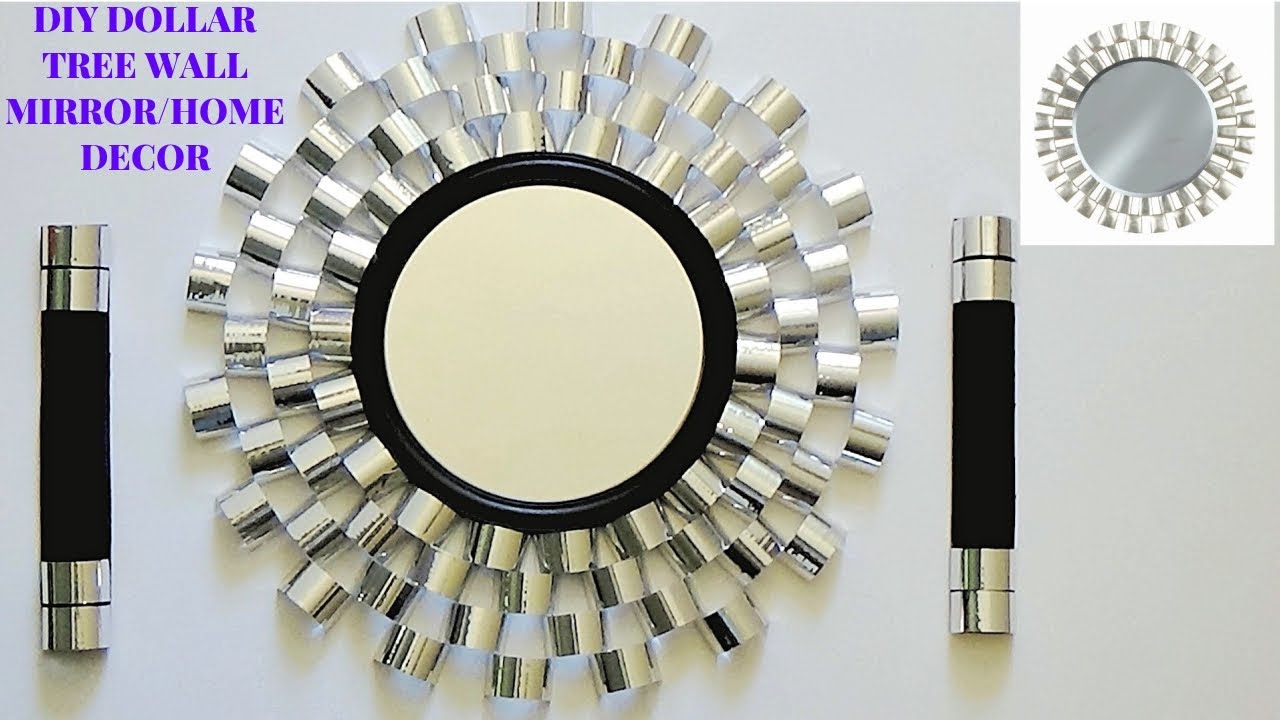 DIY GLAM/ELEGANT DOLLAR TREE WALL MIRROR/HOME DECOR