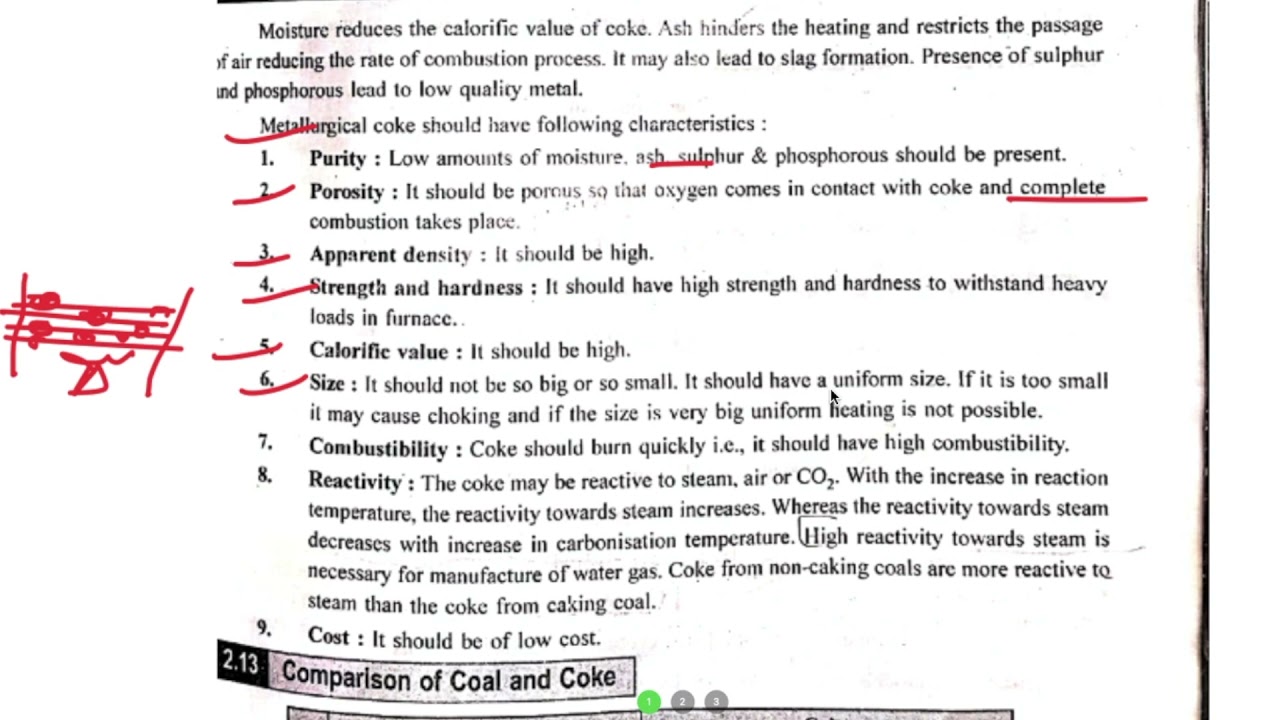 What Is Metallurgical Coke || Difference between the Coal and Coke || Engineering Chemistry 1st Year